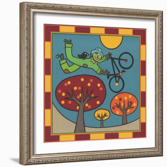 Stitch the Scarecrow Bike 1-Denny Driver-Framed Giclee Print