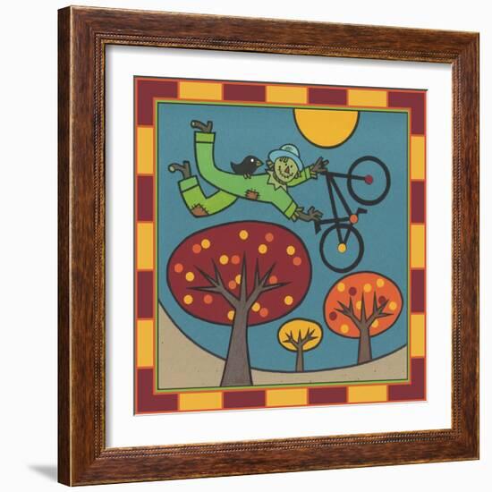 Stitch the Scarecrow Bike 1-Denny Driver-Framed Giclee Print