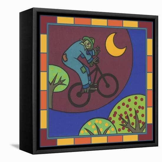 Stitch the Scarecrow Bike 3-Denny Driver-Framed Premier Image Canvas