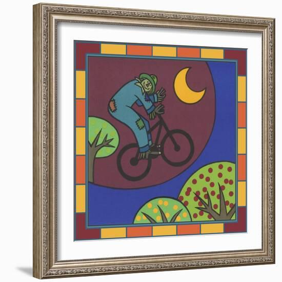 Stitch the Scarecrow Bike 3-Denny Driver-Framed Giclee Print