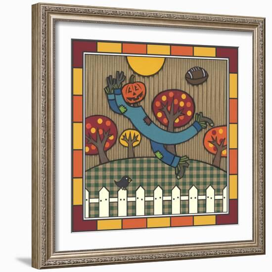 Stitch the Scarecrow Football 1-Denny Driver-Framed Giclee Print