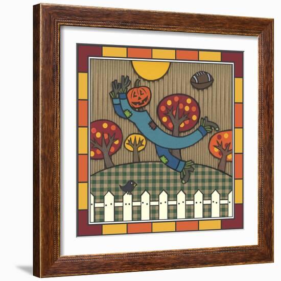 Stitch the Scarecrow Football 1-Denny Driver-Framed Giclee Print