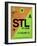 STL St. Louis Luggage Tag I-NaxArt-Framed Art Print