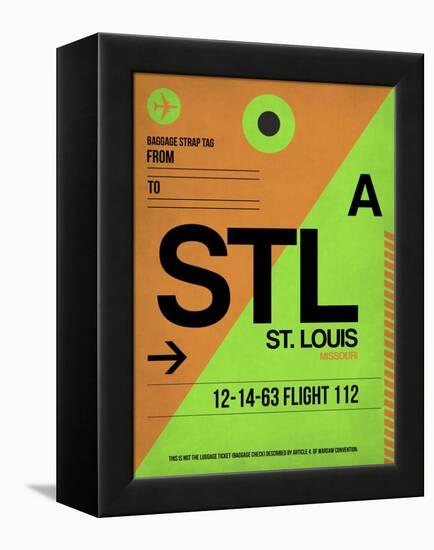 STL St. Louis Luggage Tag I-NaxArt-Framed Stretched Canvas