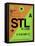 STL St. Louis Luggage Tag I-NaxArt-Framed Stretched Canvas