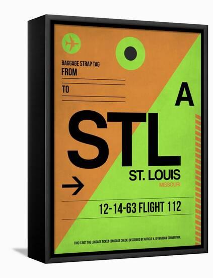 STL St. Louis Luggage Tag I-NaxArt-Framed Stretched Canvas