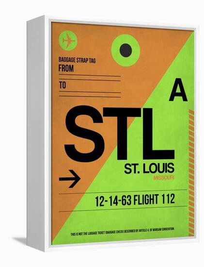 STL St. Louis Luggage Tag I-NaxArt-Framed Stretched Canvas