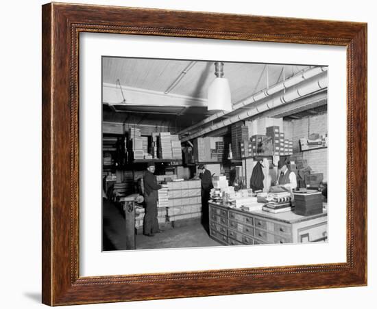 Stock Basement, Richmond Backus Co., Detroit, Mich.-null-Framed Photo