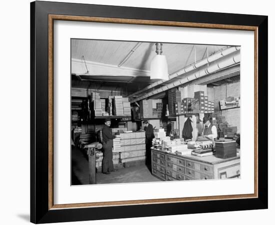 Stock Basement, Richmond Backus Co., Detroit, Mich.-null-Framed Photo