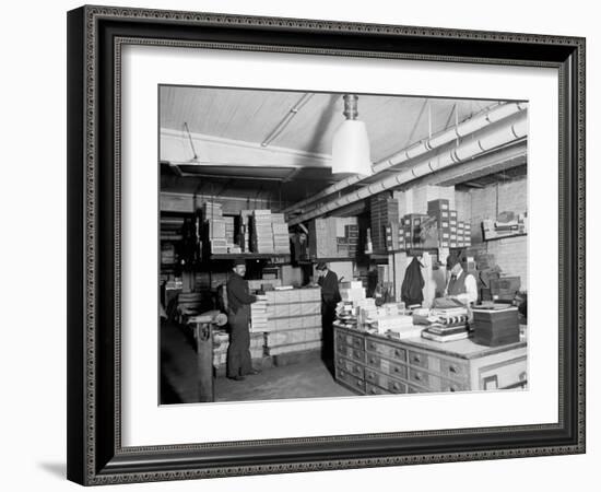 Stock Basement, Richmond Backus Co., Detroit, Mich.-null-Framed Photo