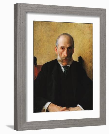 Stock Exchange Broker Isidor Gewitsch-Isidor Kaufmann-Framed Art Print