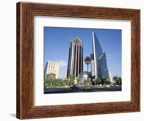 Stock Exchange, Mexico City, Mexico-Walter Bibikow-Framed Photographic Print