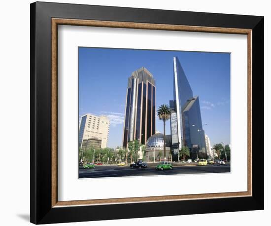 Stock Exchange, Mexico City, Mexico-Walter Bibikow-Framed Photographic Print