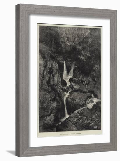 Stock Gill Force, Near Ambleside, Windermere-Charles Auguste Loye-Framed Giclee Print