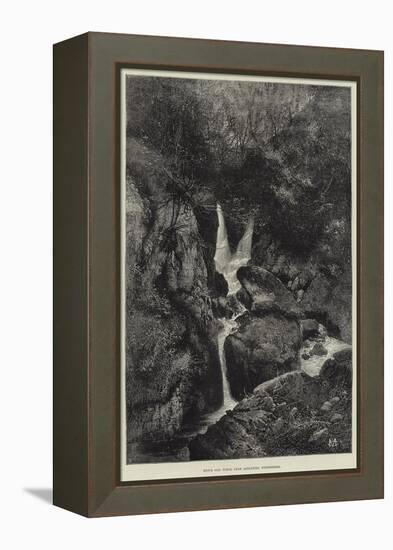 Stock Gill Force, Near Ambleside, Windermere-Charles Auguste Loye-Framed Premier Image Canvas