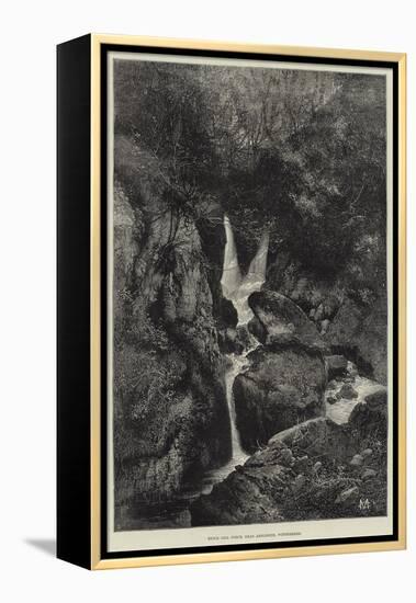 Stock Gill Force, Near Ambleside, Windermere-Charles Auguste Loye-Framed Premier Image Canvas