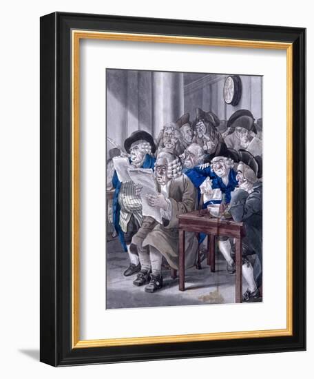 Stock-Jobbers Extraordinary, Stock Exchange, London, C1795-Robert Dighton-Framed Giclee Print