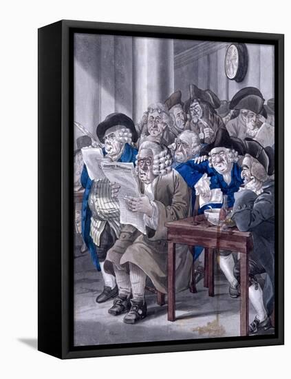 Stock-Jobbers Extraordinary, Stock Exchange, London, C1795-Robert Dighton-Framed Premier Image Canvas
