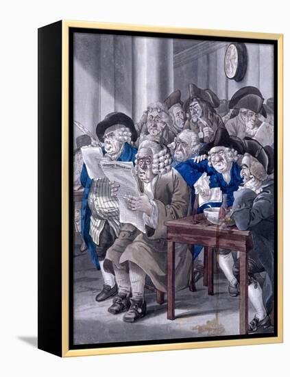 Stock-Jobbers Extraordinary, Stock Exchange, London, C1795-Robert Dighton-Framed Premier Image Canvas