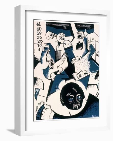 Stock Market Crash-William Gropper-Framed Giclee Print