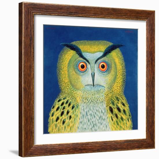 Stock Owl, 1999-Tamas Galambos-Framed Giclee Print