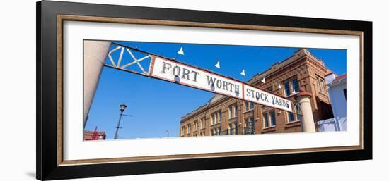 Stock Yards, Fort Worth, Texas-null-Framed Photographic Print