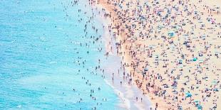 Aerial San Sebastian Beach-StockByM-Photographic Print