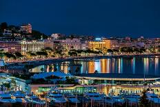 Firework in the Bay of Cannes, France-StockByM-Photographic Print