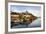 Stockholm Embankment with Boats-a40757-Framed Photographic Print