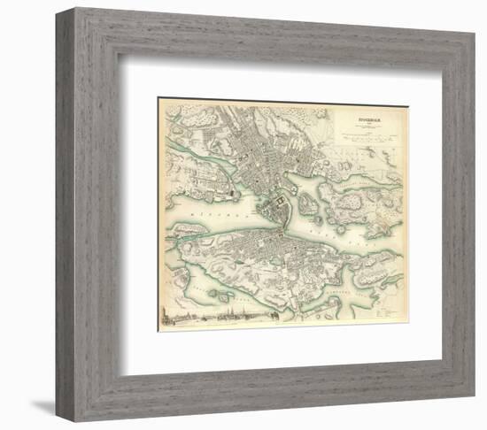 Stockholm, Sweden, c.1838-null-Framed Art Print