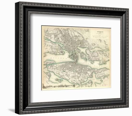 Stockholm, Sweden, c.1838-null-Framed Art Print