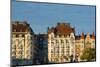 Stockholm, Sweden Downtown Beautiful Apartment Old Sunset Buildings-Bill Bachmann-Mounted Photographic Print