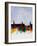 Stockholm Watercolor Skyline-NaxArt-Framed Art Print