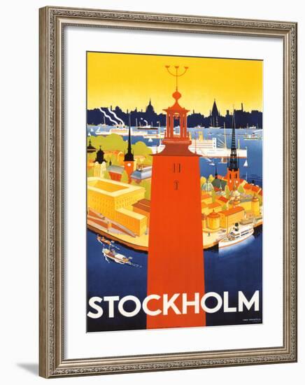 Stockholm-Unknown Donner-Framed Giclee Print