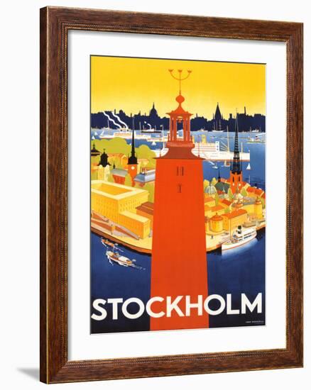 Stockholm-Unknown Donner-Framed Giclee Print