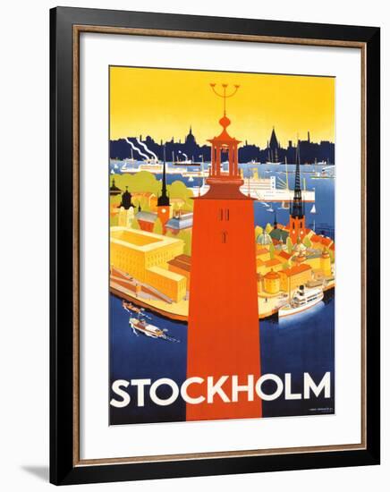 Stockholm-Unknown Donner-Framed Giclee Print