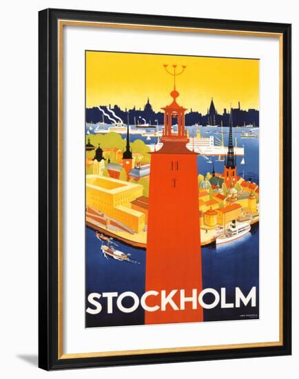 Stockholm-Unknown Donner-Framed Giclee Print