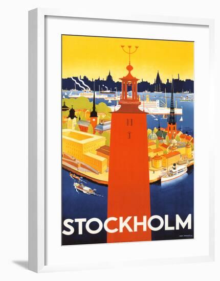 Stockholm-Unknown Donner-Framed Giclee Print