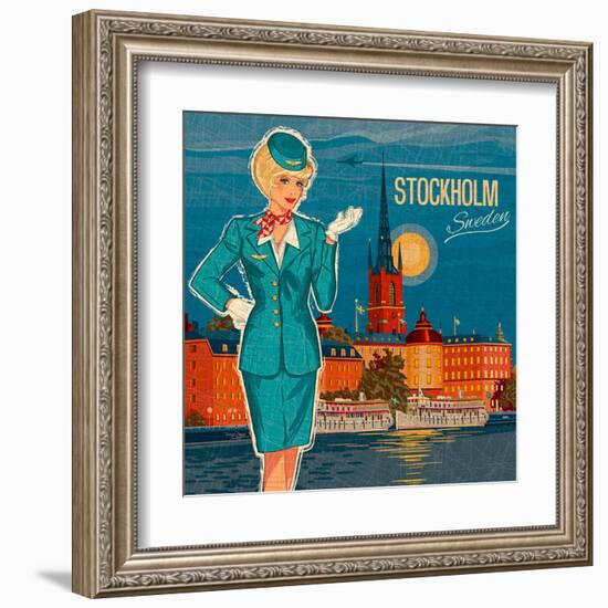 Stockholm-Bruno Pozzo-Framed Art Print