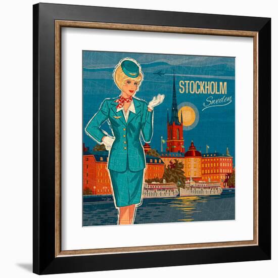 Stockholm-Bruno Pozzo-Framed Art Print