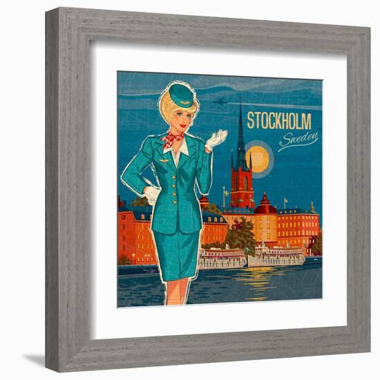 Stockholm-Bruno Pozzo-Framed Art Print