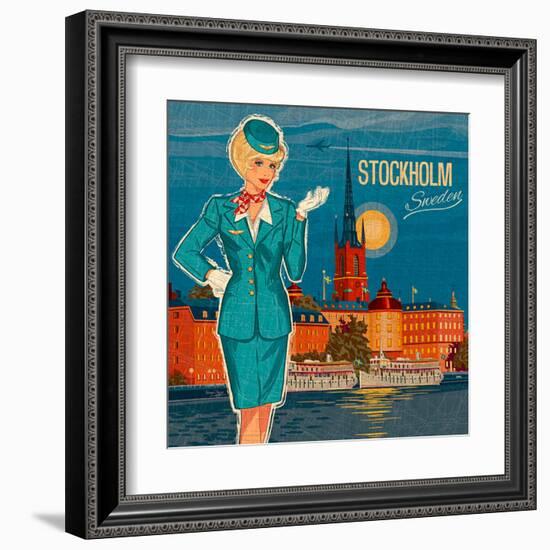 Stockholm-Bruno Pozzo-Framed Art Print