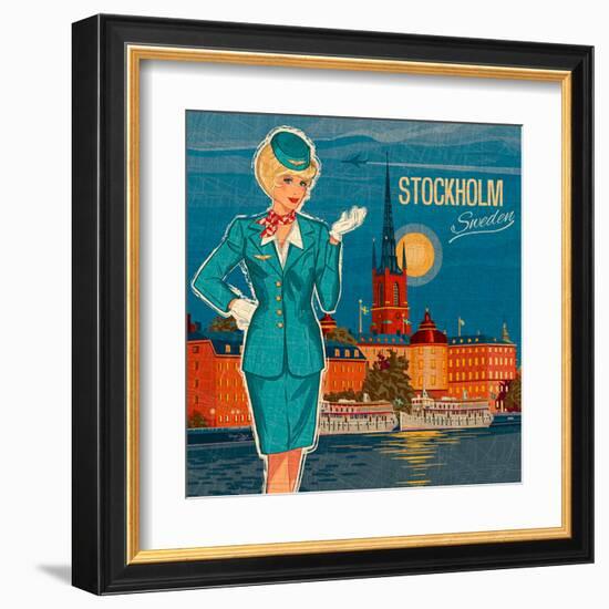 Stockholm-Bruno Pozzo-Framed Art Print