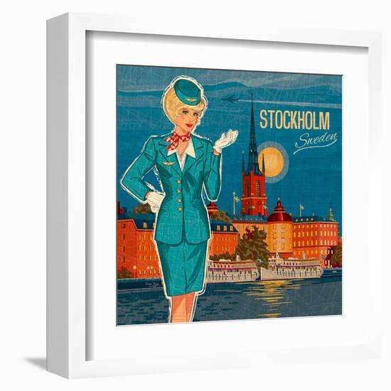 Stockholm-Bruno Pozzo-Framed Art Print