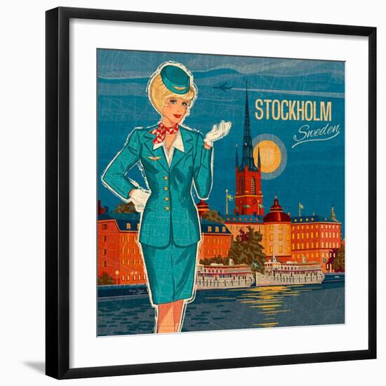 Stockholm-Bruno Pozzo-Framed Art Print