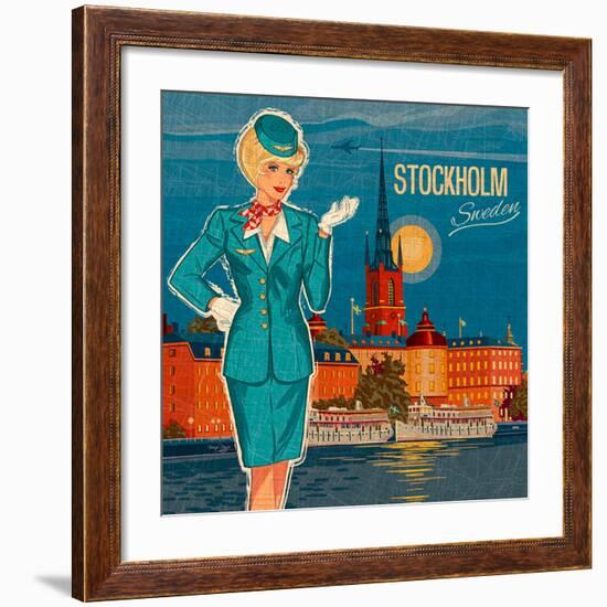 Stockholm-Bruno Pozzo-Framed Art Print