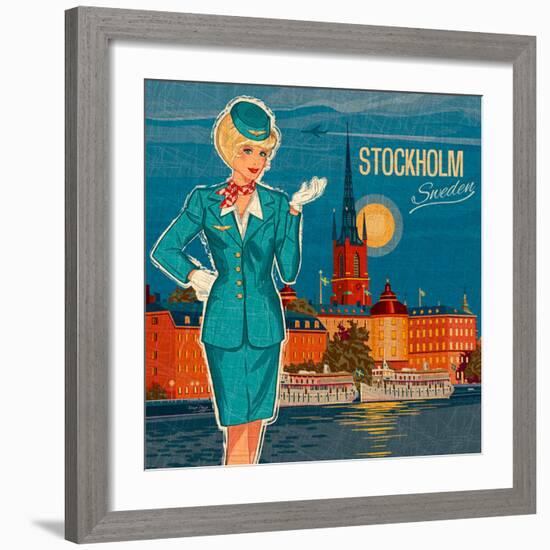 Stockholm-Bruno Pozzo-Framed Art Print