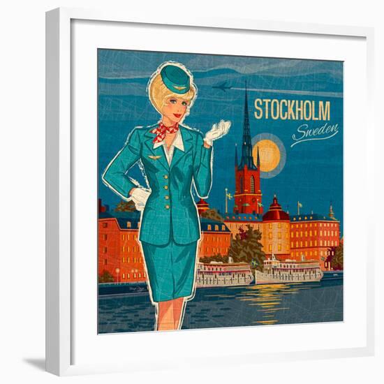 Stockholm-Bruno Pozzo-Framed Art Print