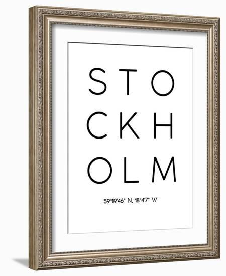 Stockholm-Pop Monica-Framed Art Print