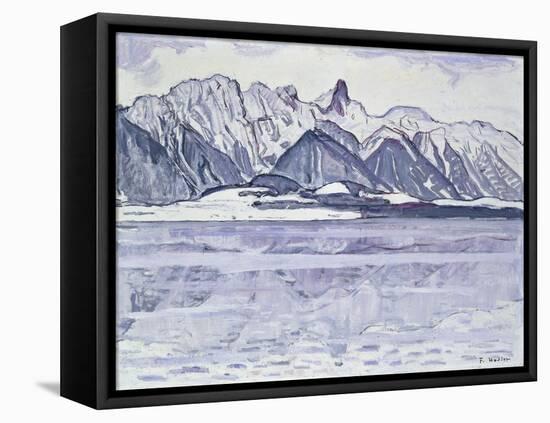 Stockhorn Verschneit, 1913-1914-Ferdinand Hodler-Framed Premier Image Canvas